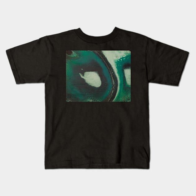 Green haze Kids T-Shirt by PolSmart